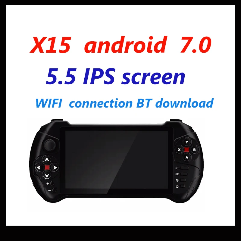 Powkiddy X15 Android Portable Game Console 5.5 Inch Vintage Birthday Gift Quad Core 2G Suitable For Ram 32G Handheld Console