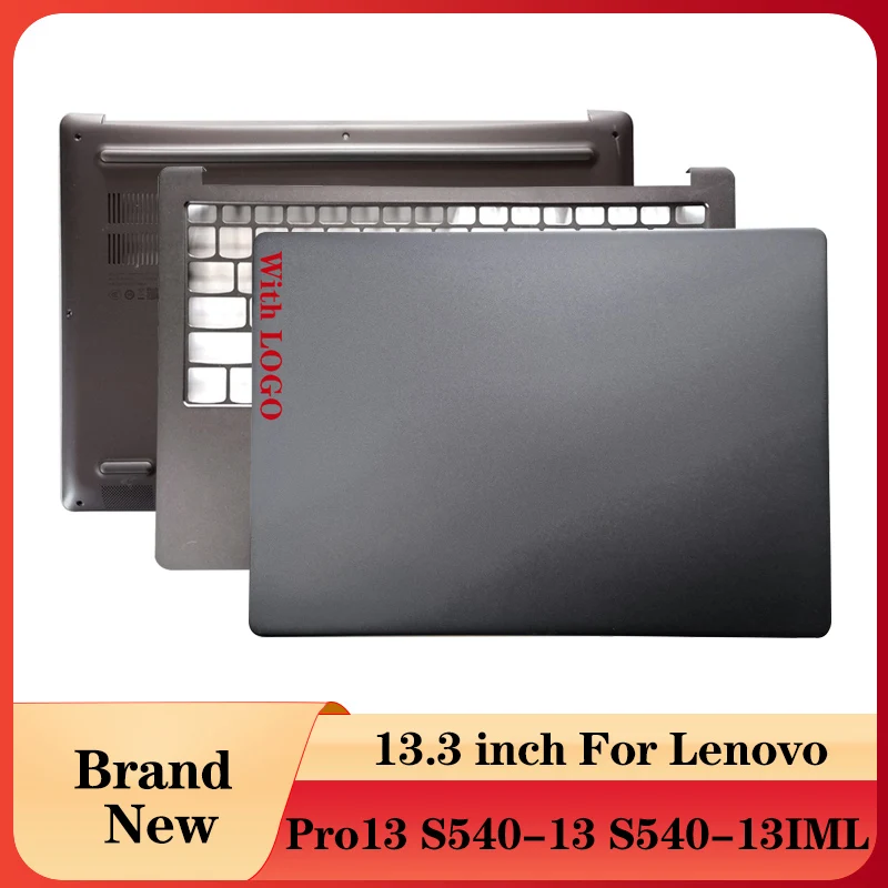 

NEW Laptop For Lenovo Xiaoxin Pro13 S540-13 S540-13IML Laptop LCD Back Cover/Palmrest/Bottom Case Laptop Computer Case Gray