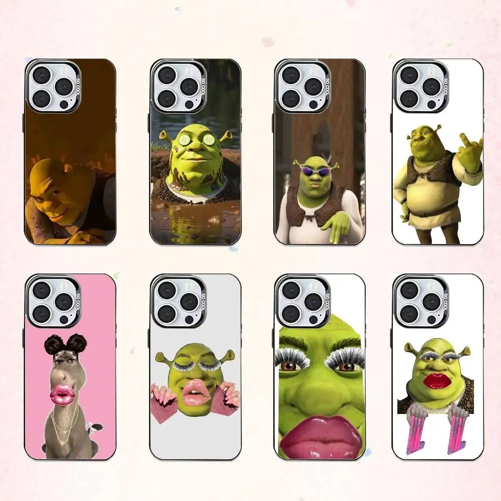 

Забавный чехол для телефона C-Cartoon для iPhone 17,16,15,14,13,12,11 Plus, цветной посеребренный внутренний чехол Pro Max