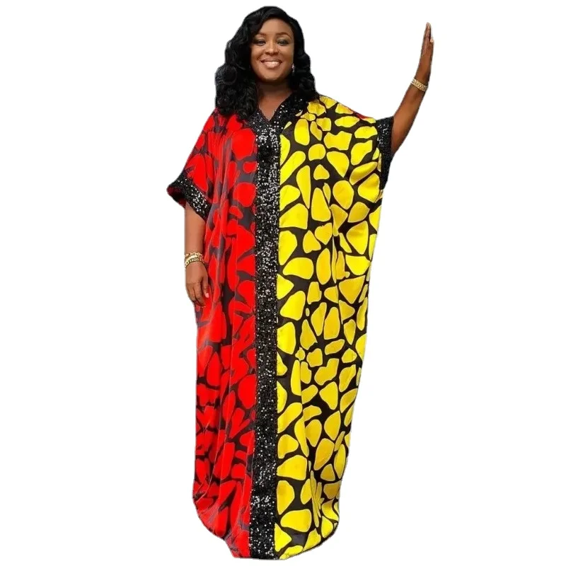 

African Dresses For Women Vetement Femme Dashiki Abaya Maxi Dress Africa Clothes Dashiki Ankara Dresses 2024 Spring Summer New