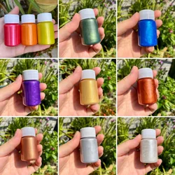 20 ml/butelka metaliczna perłowa farba akrylowa ręcznie malowana wodoodporna DIY tynk lalka kolorowanka Model Graffiti rękodzieło farba