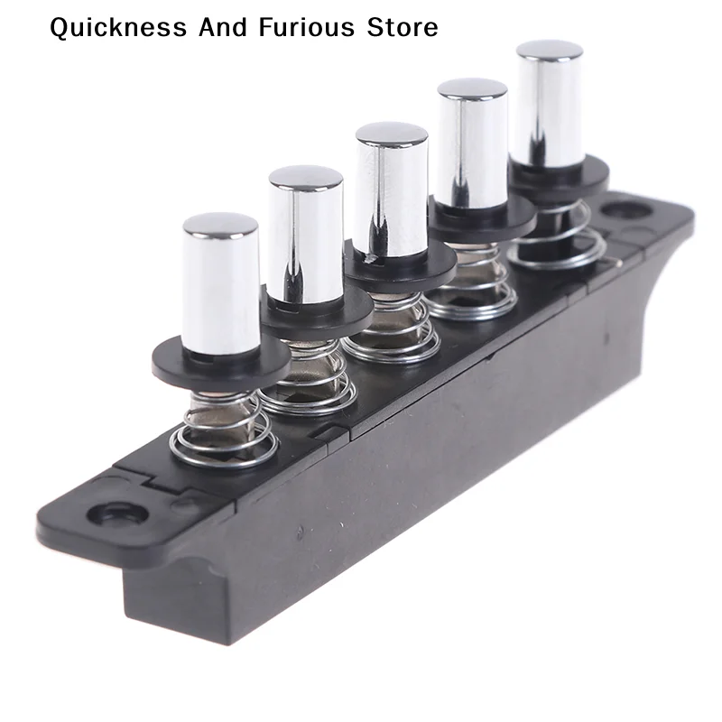 【TO】1pcs Hot Sale Five-position Plug-in Button Switch For Range Hood Five-position Silver Switch