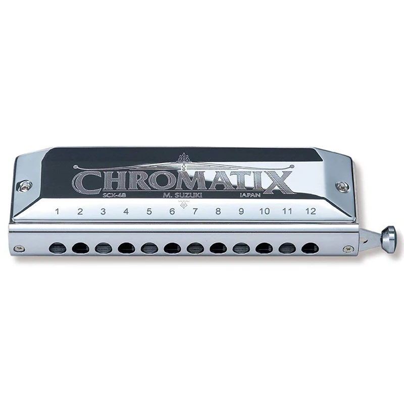 

Suzuki SCX-48 Series Chromatic Harmonica, 48, 56, 64 Tone, 12, 14, 16 Hole, Professional Quality Harp, Japan Musical Instruments