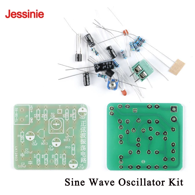 5Pcs/1pc Sine Wave Oscillator Circuit Waveform Generator Electronics Project Practical Training Kit
