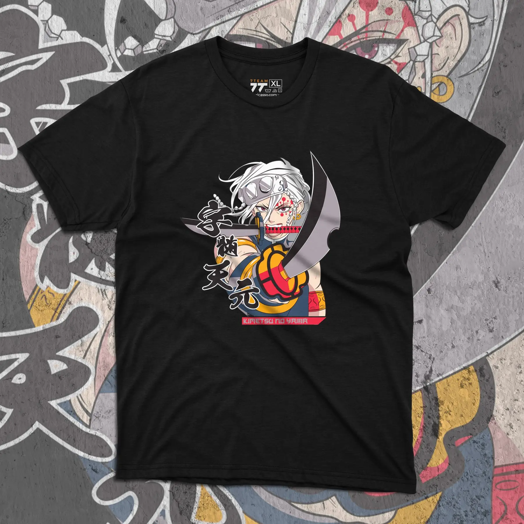 

T-shirt with Demon Slashing Blade print - Tengen Uzui 5