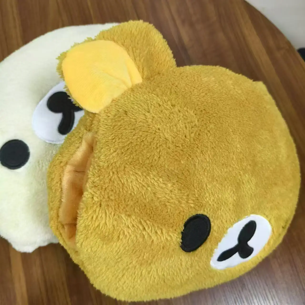 Cute Rilakkuma Plush Warm Hand Pillow Cartoon Bear Peluche Stuffed Toy kawaii room decor Soft Cushion Birthday Gift for kids