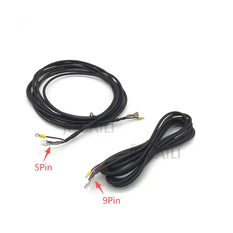 JUCAILI Senyang Board Black Signal Cable 5/9pins Wire for XP600/TX800/DX5/DX7/4720/i3200 Solvent Plotter Power Signal Line