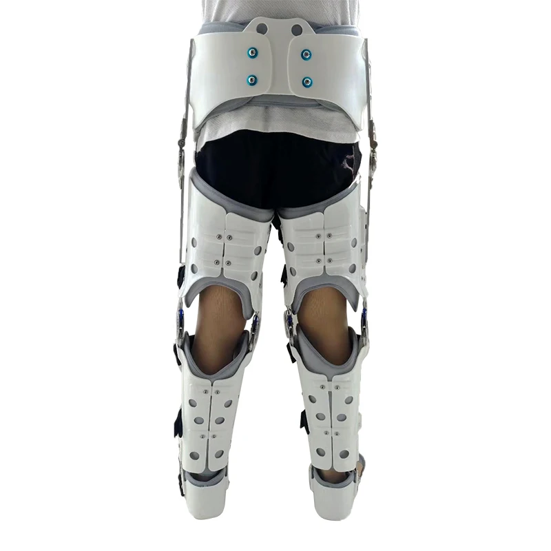 Wearable Full Leg Auxiliary Support Brace Adjustable Hip Knee Foot Stable Support Gear for Daily Use