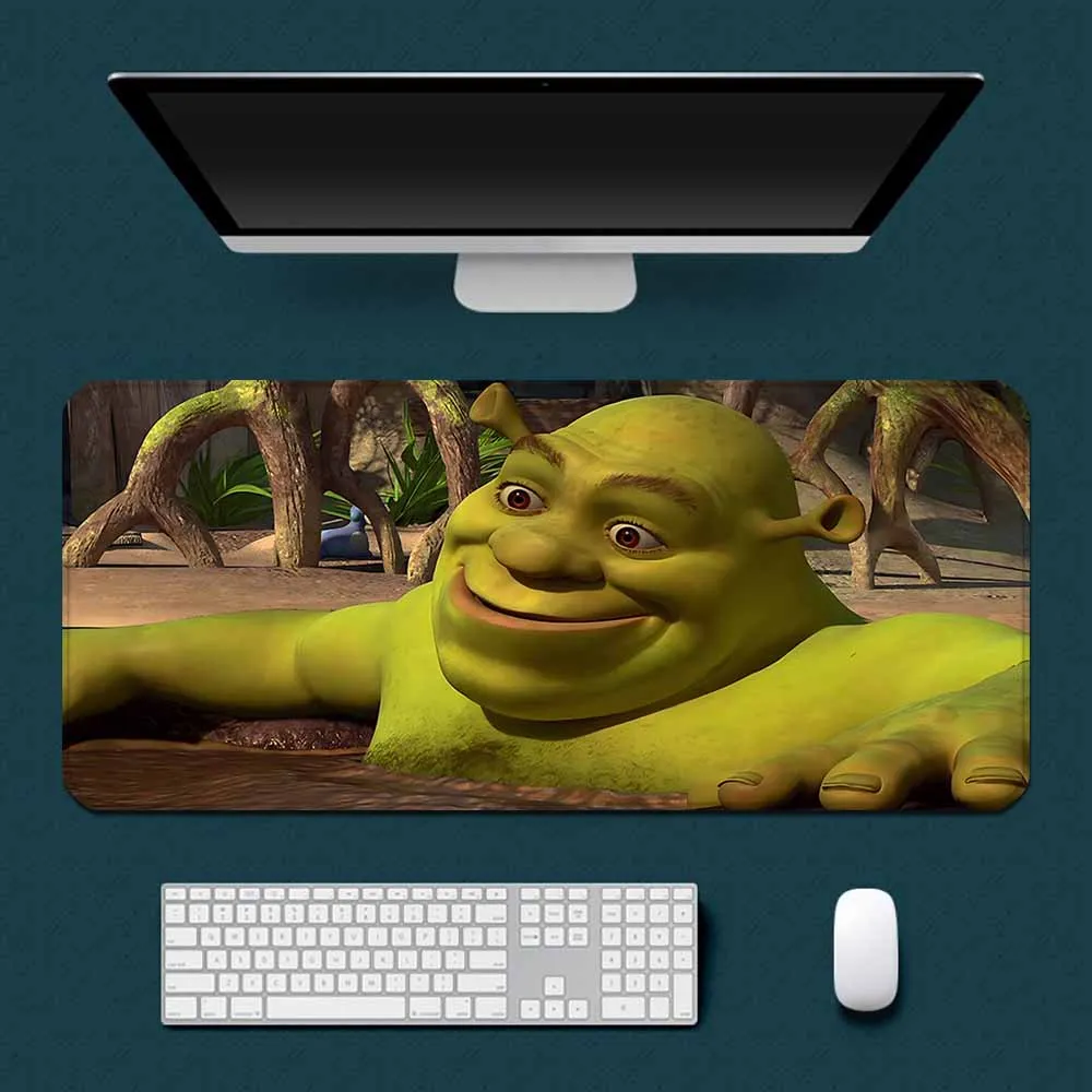 Cartoon Funny M-Movies S-Shreks Mousepad HD Printing Computer Gamers Locking Edge Non-slip Mouse Pad XXL90x40cm Keyboard PC Desk