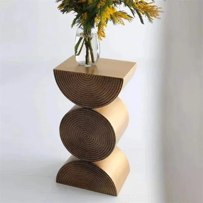 FOr Living Room Furniture Home Creativity Sofa Mini Side Table Designer  Leisure Coffe Tables Nordic Retro Iron Coffee Tables