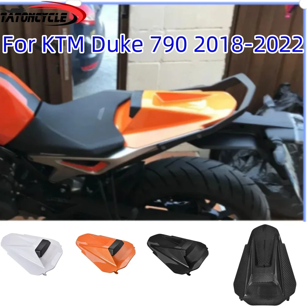 For KTM for Duke 790 2018-2023 2021 2020 Carbon Fiber Black Accessories Motorcycle Rear Seat Cover Tail Section Fairing Cowl