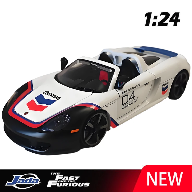 

JADA 1:24 911 Carrera GT Alloy Car Diecasts & Toy Vehicles Car Model Miniature Scale Model Car Toys For Children