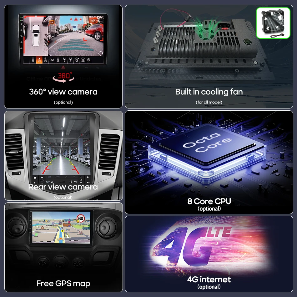 9.7 Inch Android Carplay 2DIN Car Radio Multimedia Video Player Navigation Head Unit for Opel Insignia Buick Regal 2009 - 2013 - view 6