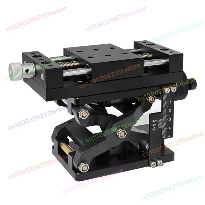 Manual Lift Table Laboratory Scissor Lift Platform Workbench Height Adjustment Positioning Stage