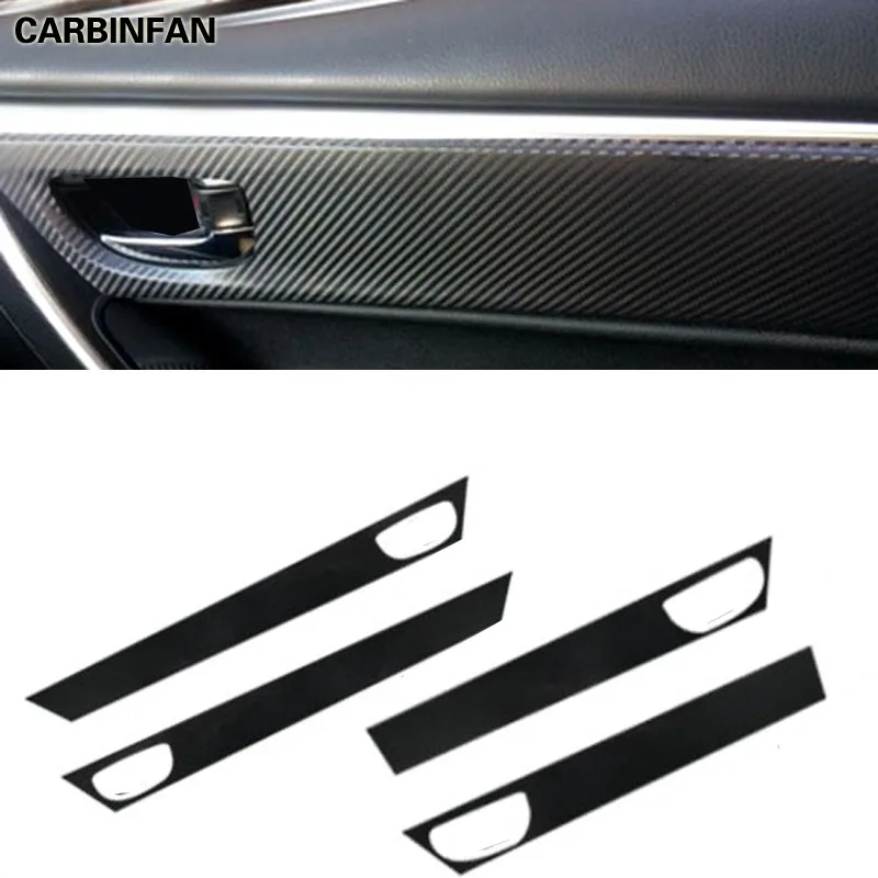 Interior Door Handle Panel Sticker Carbon Fiber Film Sticker For Toyota New Corolla 2014-2018 Decorative Sticker