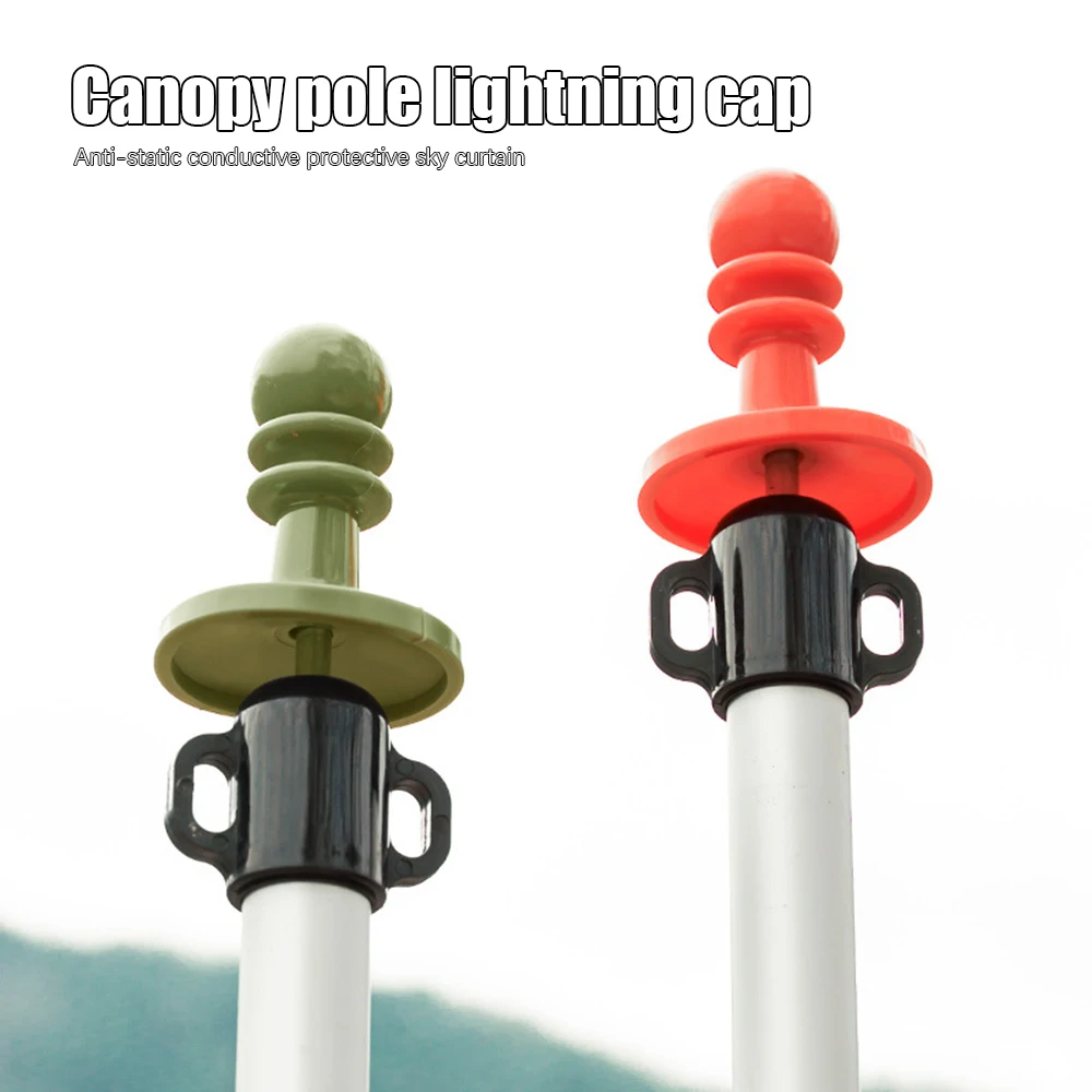 Postes de lona para tienda de campaña, postes telescópicos de aluminio con cono antideslizante, Fondo de aluminio, portátiles, ligeros para acampar