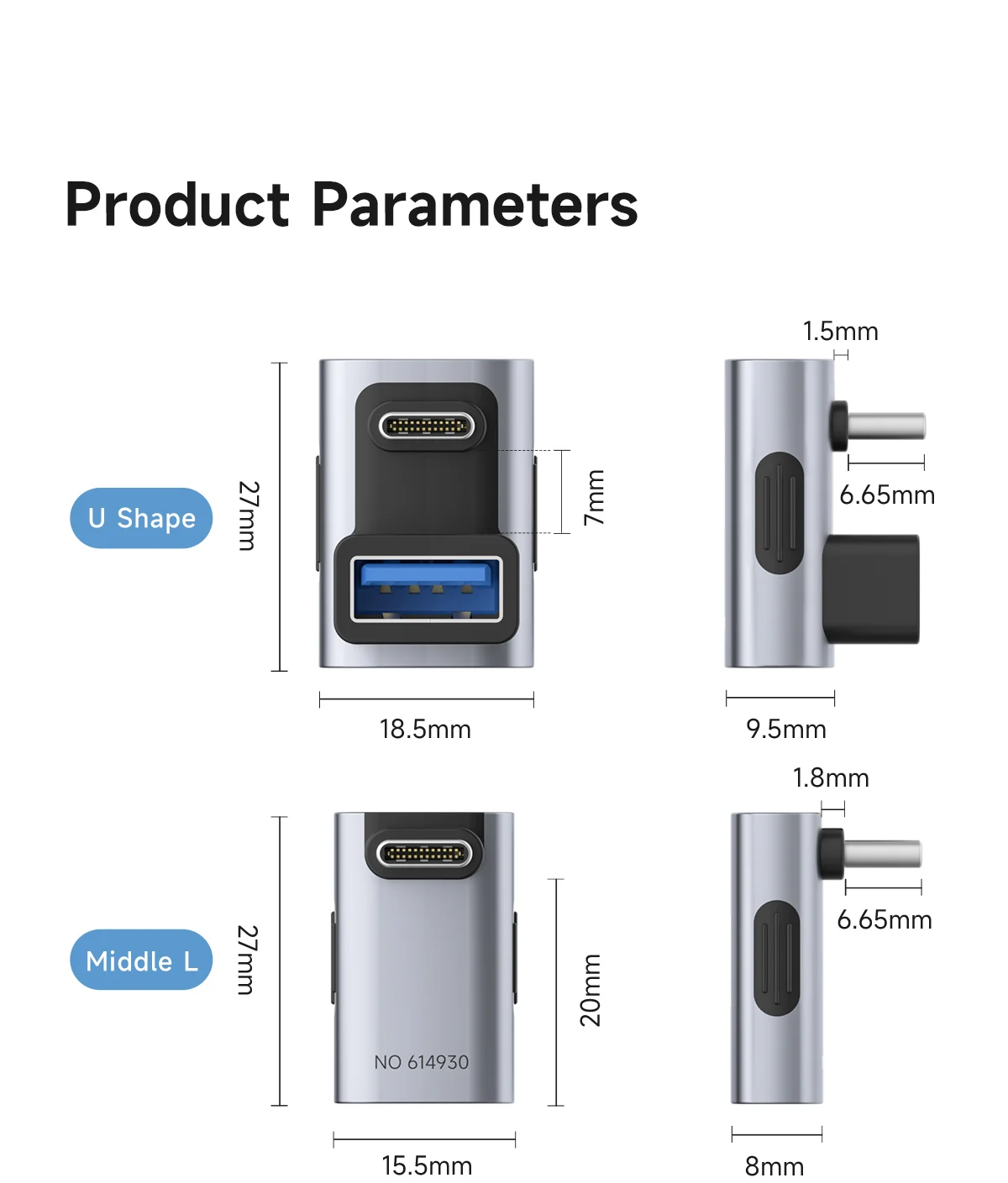 Hagibis USB-C to USB 3.0 Adapter OTG 10Gbps