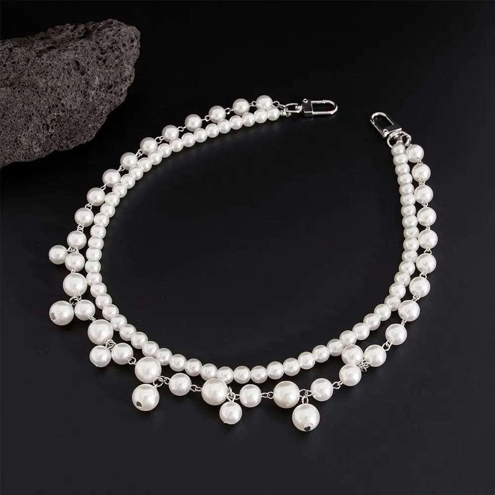 Fashion Paduan Seng Sabuk Rantai Rumbai Mutiara Senior Rumbai Jeans Rantai Hip Hop Punk Keren Celana Rantai Pria