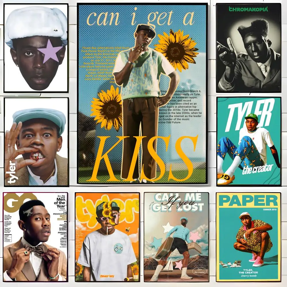 Creative Rapper T-Tyler The Creator Poster Wall Art Print Decorative Mural Home Decor Gift Unframed