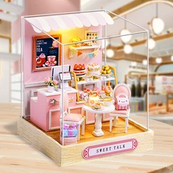 Cutebee Doll House Furniture Miniature Dollhouse DIY Miniature House Room Box Theatre Toys for Children DIY Dollhouse H012
