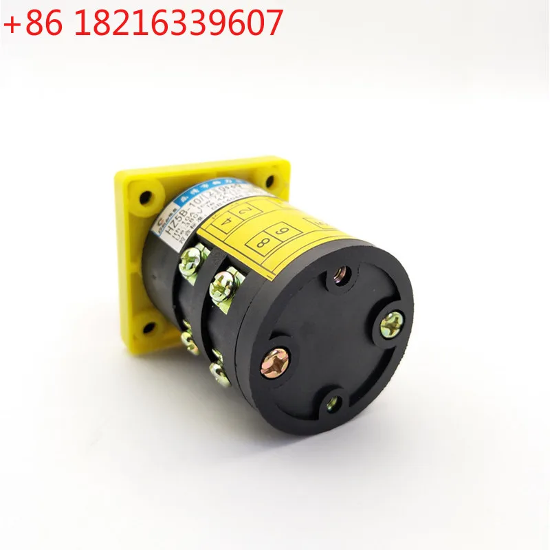 YAO HZ5B-10/2. D009 Ui 380V Ith 10A ON/OFF/ON 3Positions 8 Terminals Control Motor Universal Changeover Switch