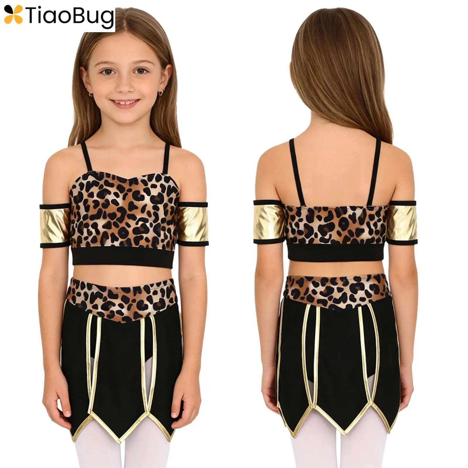

Halloween Caveman Primitive Tribal Costumes for Girls Carnival Party Wildman Cosplay Tank Top Skirts Cave Native America Princes
