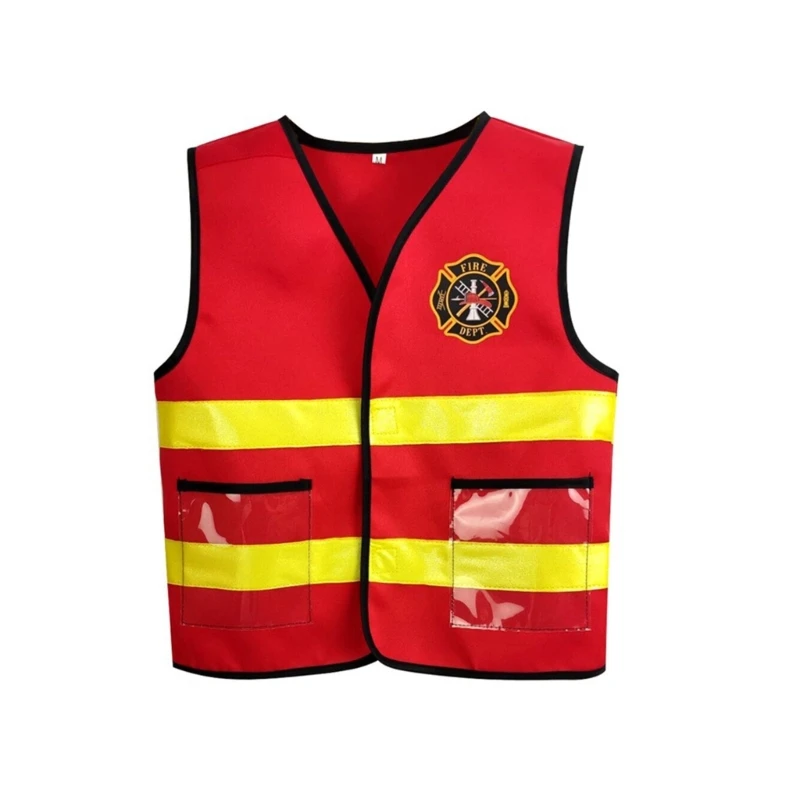 95AB Halloween brandweerman kostuum brandweerman helmen vest brandblusser brandweerman set