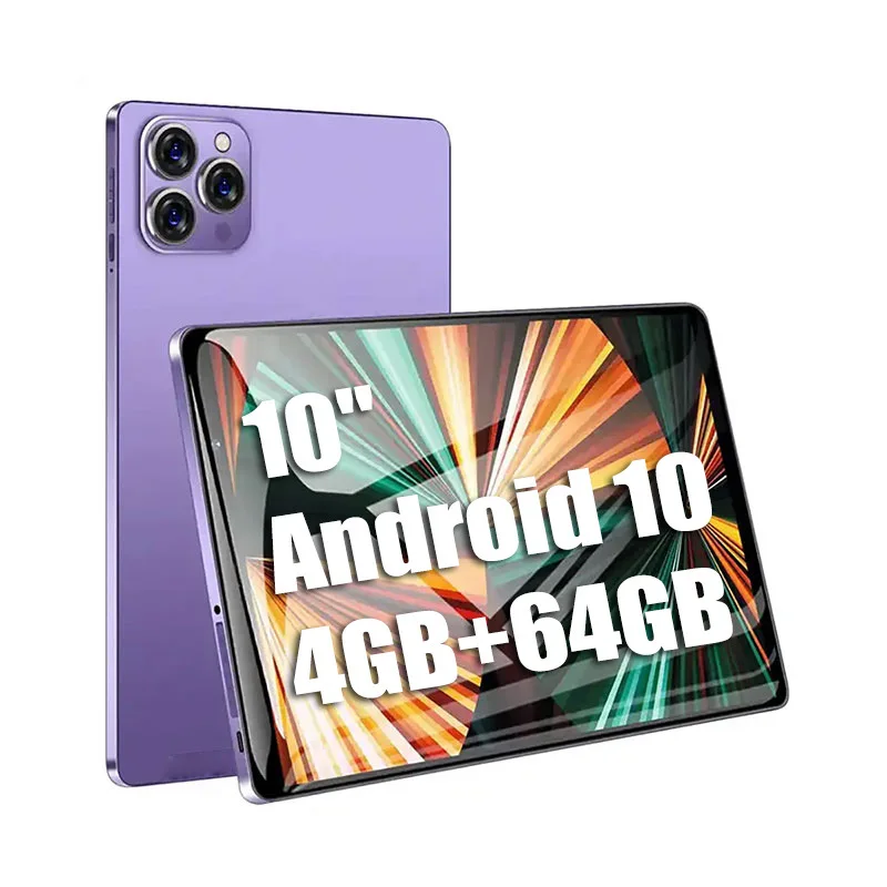 

V62 cross-border new 10-inch tablet wholesale with 3G 4G call dual-band 5G WIFI Android 10 system