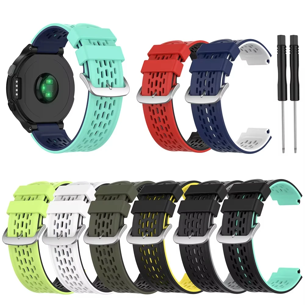 

Silicone Sport Strap For Garmin Forerunner 235 220 230 620 630 735XT Watchband Bracelet Accessories