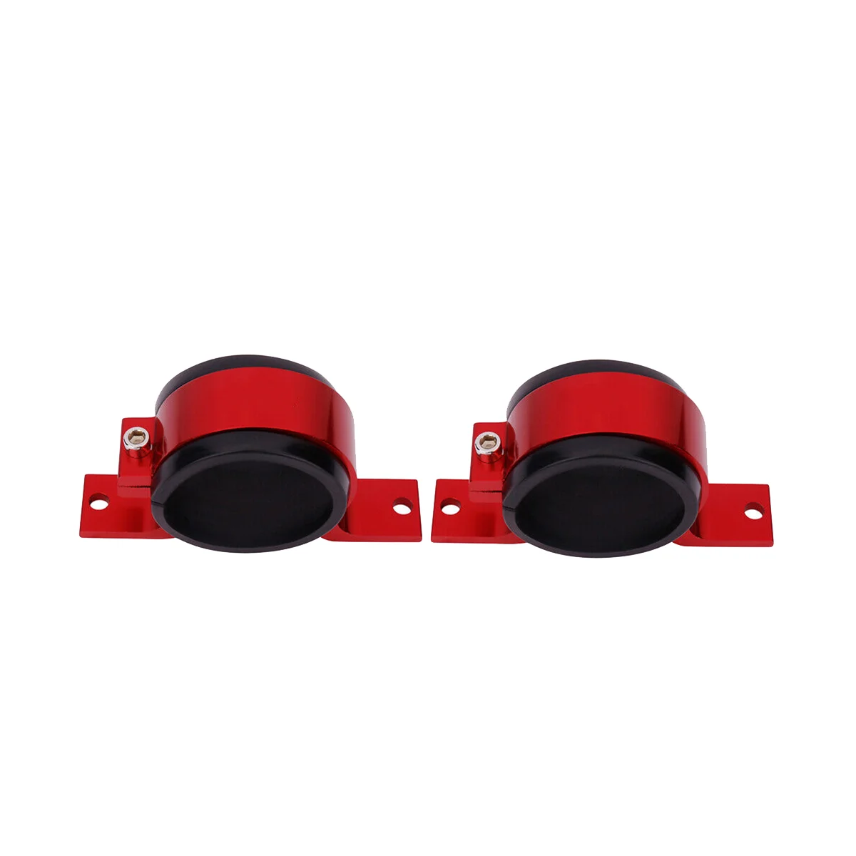 2PCS Red 60mm Fuel Pump Single Mount Bracket Fuel Filter External Bracket Clamp Cradle for 044 380LPH 300LPH