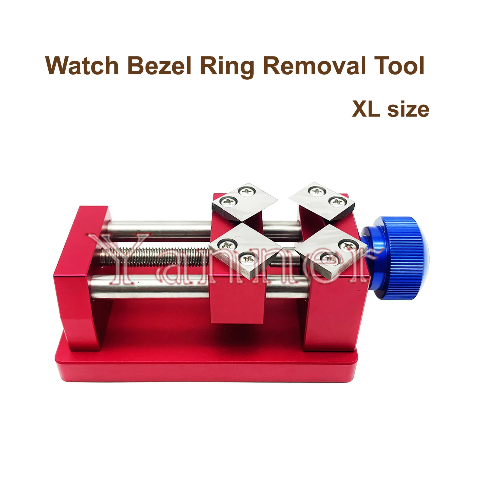 Watchmakers Tool Extra Large Red Watch Bezel Remover Max.50mm Caseback Opener W9155