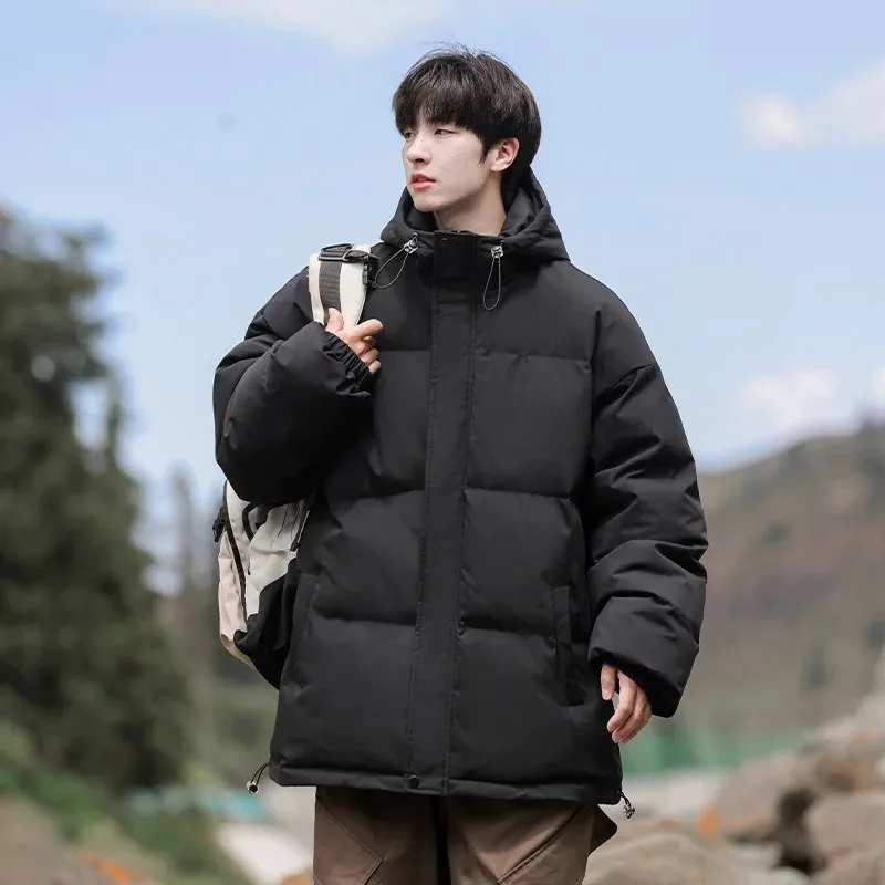 

Мужская пуховая хлопковая куртка Jaet, легкая теплая верхняя одежда Bla Bread Sle, повседневная одежда из полиэстера Faion Long Sve Zi...