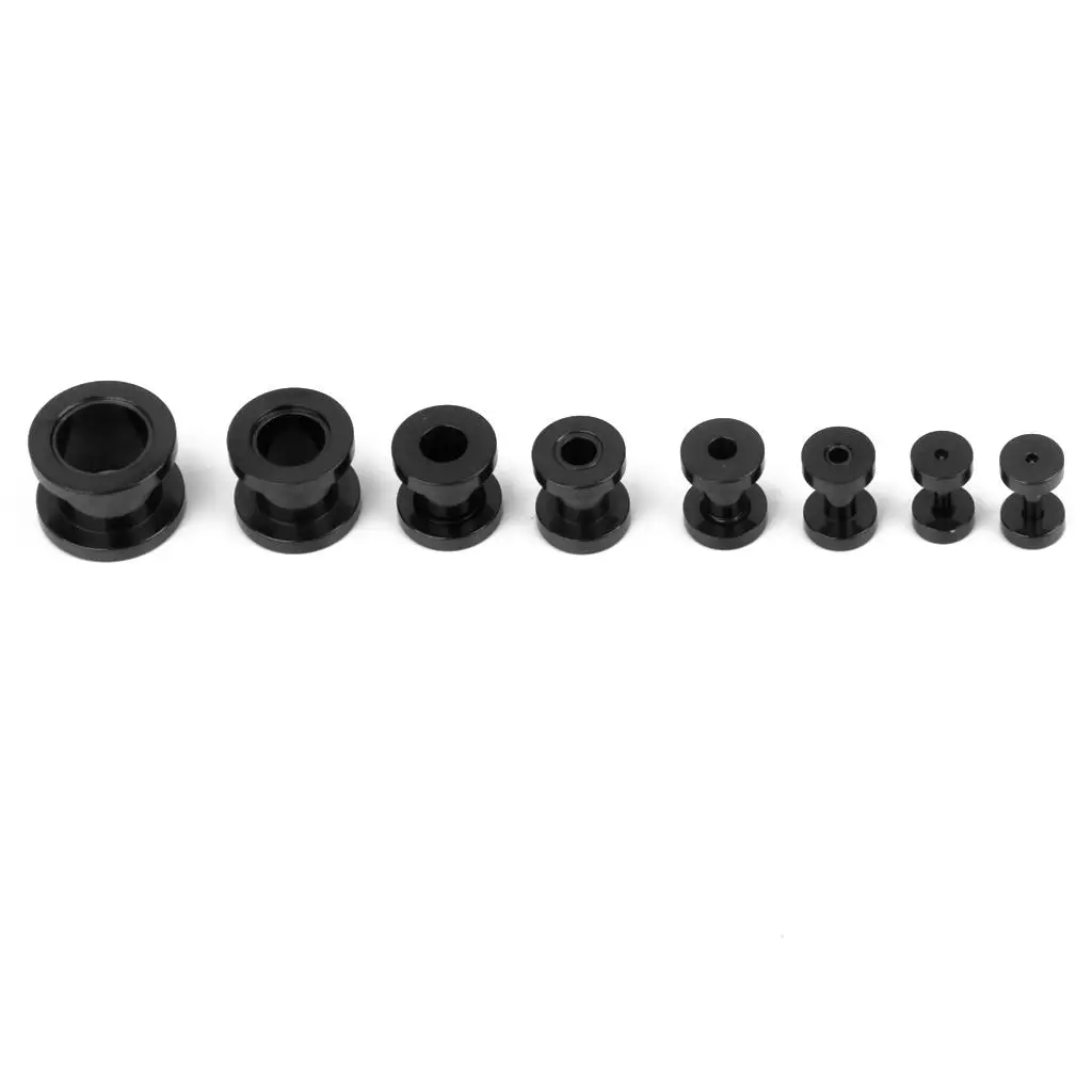 Ear Expander Stainless Steel Tunnel Stretcher Set Piercing Stretching Kit for Expander Ears