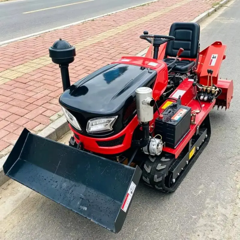 

Customized Rotary Tiller, Bestselling crawler tractor, high-efficiency farm rotary tractor, 2026 new ploughing and rotary tiller