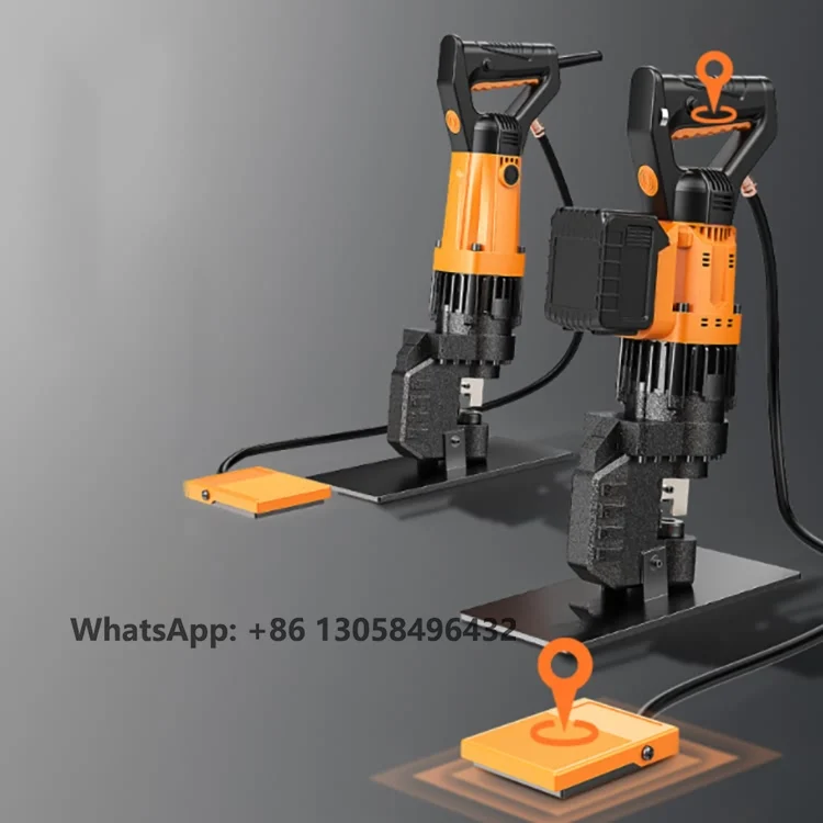 High Power 2800W Small Angle Iron Channel Steel Copper Aluminum Plate Hole Opener Portable Electric Hydraulic Punching Machine