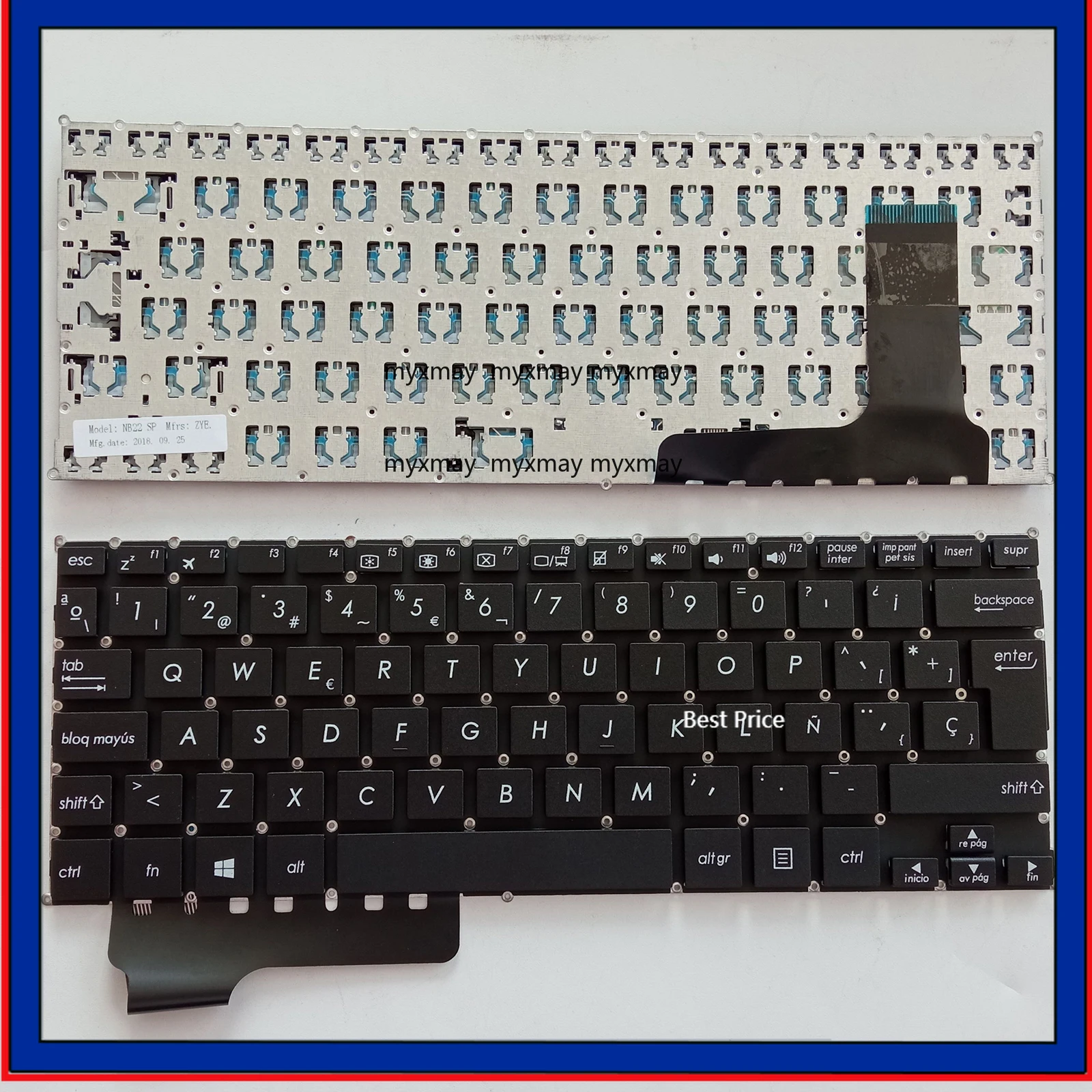 

US RU SP Asus E201 E202 E202SA E202/S E203N E203M E205 E205S E205M E202MA TP201SA Laptop Keyboard