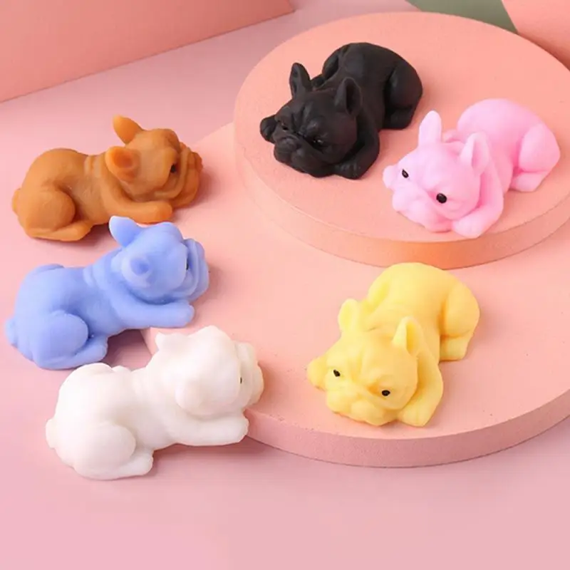 Squishy Dogs Anime Fidget Toys Puzzle Creative Simulation Decompression Toy Kawaii Dog Stress Reliever Toys Party Holiday Gifts