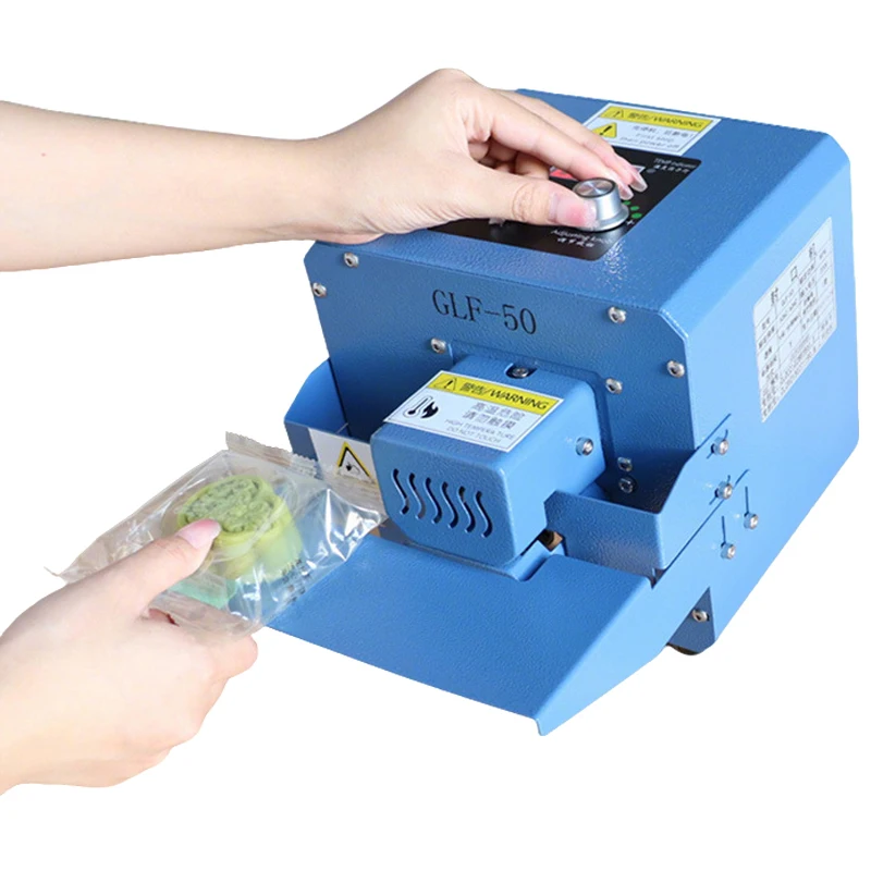 Candy Snack Automatic Continuous Plastic Bag Sealing hines Packaging Sealer