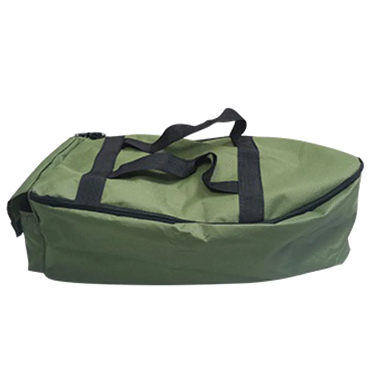 Double Zipper Carry Bag for Bait Boat Water Repellent Fishing Finder Boat Storage Bag Fishing Equipment Green