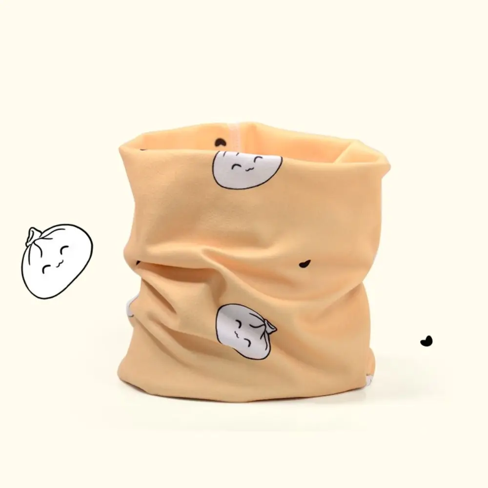 

Bib Baby Thermal Neck Warmer Thickened Snap Fastener Children Kids Winter Scarves Windproof Coldproof Neckerchief
