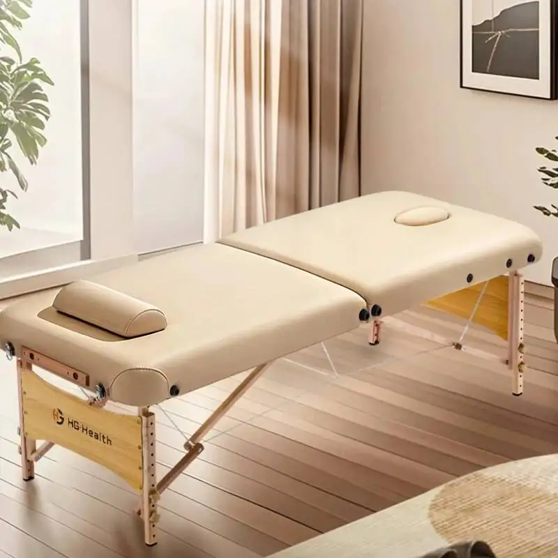 Therapy Bed Moxibustion Embroidery Folding Massage Bed Tuina Home Hand Held Tattoo Portable Beauty Commercial Furniture