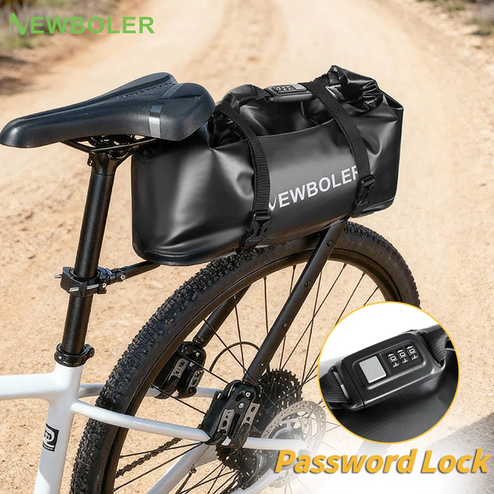 

NEWBOLER велосипедная сумка-корзина 20л водонепроницаемая дорожная сумка с паролем велосипедная сумка на заднее сиденье сумка для багажа аксессуары для электрического велосипеда