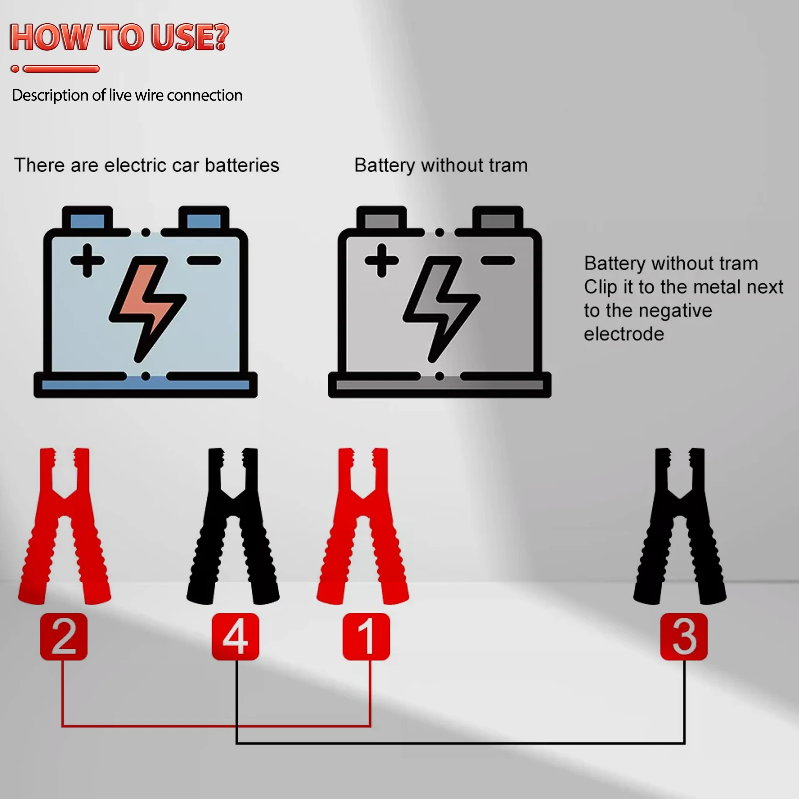 6m 2000AMP Jumper Start Lead Jump Car Battery Starter Booster Cables Heavy Duty