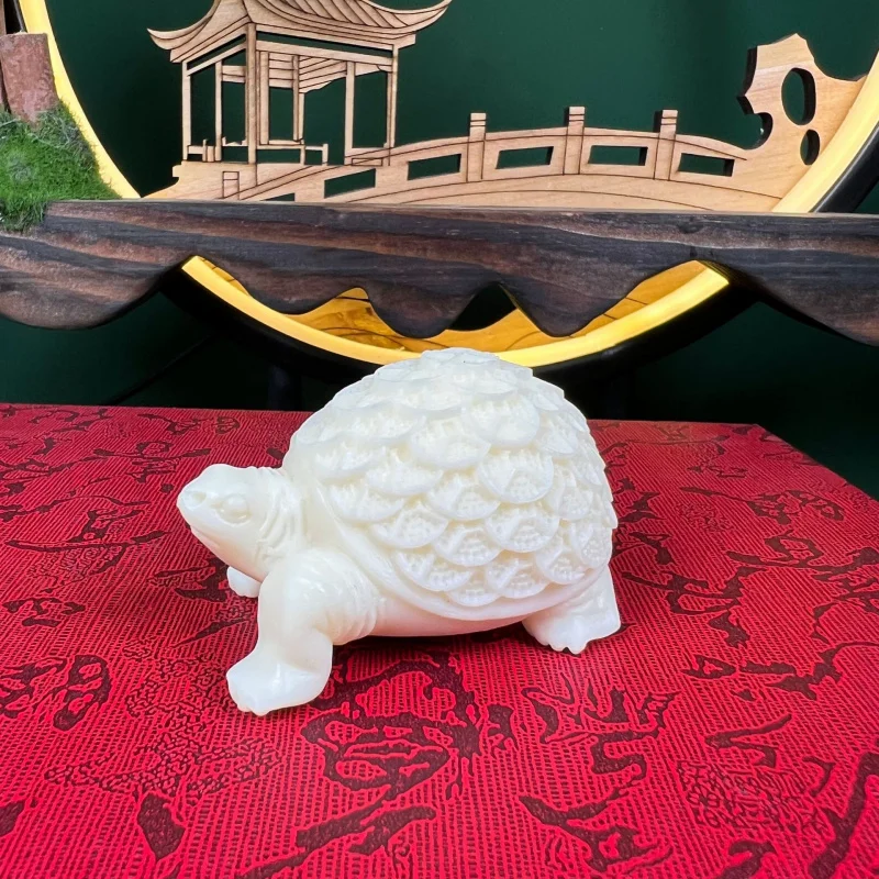 Ivory Nut Bodhi Fruit Small Water Turtle Decoration Turtle Fujia World Hand Pieces Fish Tank Landscape Tea Ornaments Submerged W