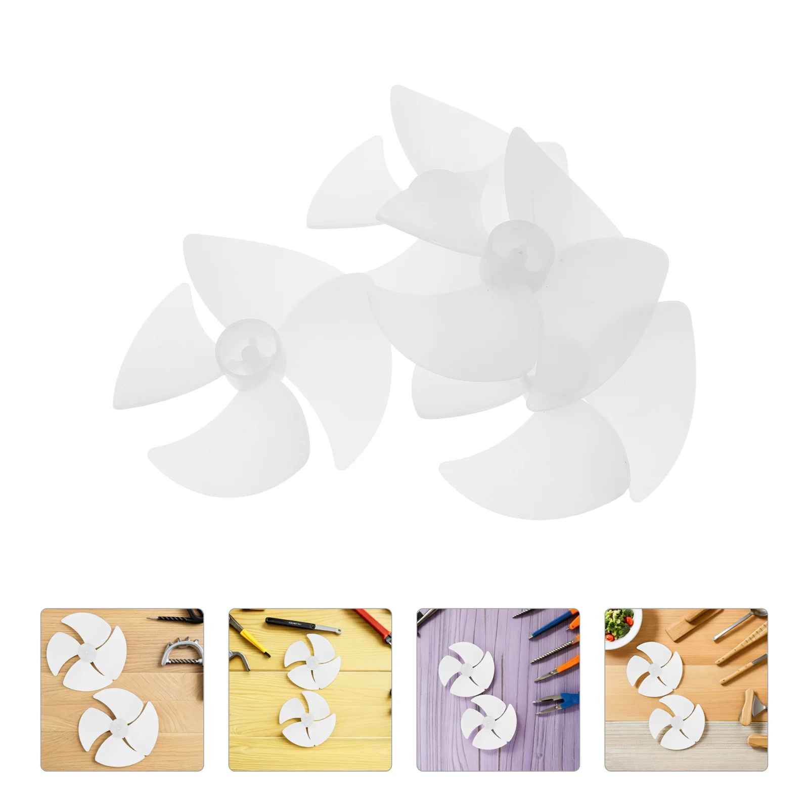 

4Pcs Heavy Duty Condenser Fan Blades Low Noise Technology Electric Motor Accessories Fan Replacement Oven Repair