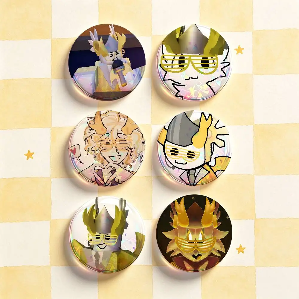 V-Valk P-PHIGHTING HD Print Badges Pretty Round Display Brooches IP merchandise 32mm 58mm 75mm 44mm 25mm