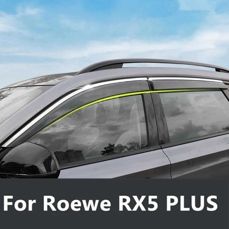 

For Roewe RX5 PLUS rain cover window rain eyebrow decorative strip window bright strip rain shield modification special