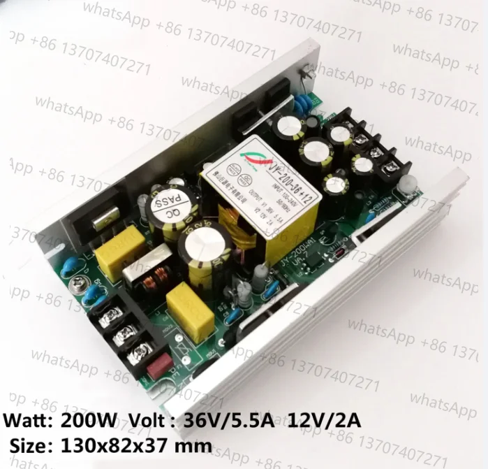 Fonte de placa de alimentação de modo de comutação smps 150w 180w 200w 24v12v36v palco led 54*3w rgb 3in1 cob par placa de fonte de alimentação de luz de inundação
