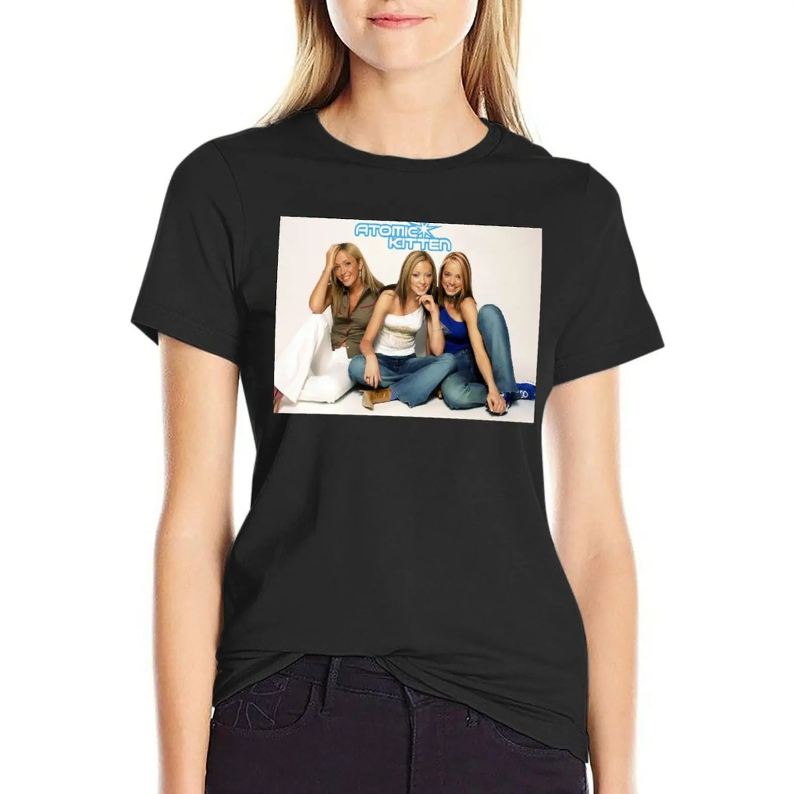 

Футболка женская Винтажная с котенком, в стиле ретро