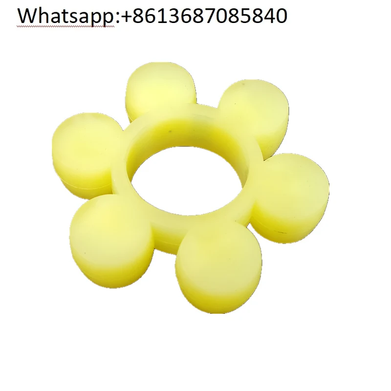 ML Plum Blossom Elastic Coupling Buffer Cushion 8 Eight-petaled MT Type Polyurethane  Block 6 Hexagonal Plum Blossom Washer